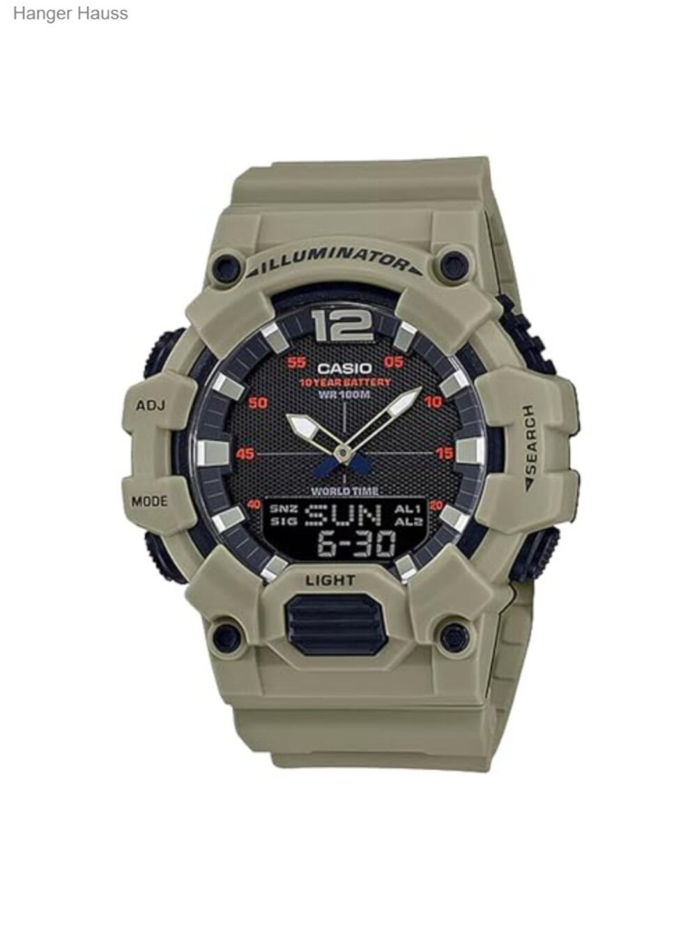 Casio Classic Analog-Digital Quartz Watch 100M Water Resistant 10-Year Battery
